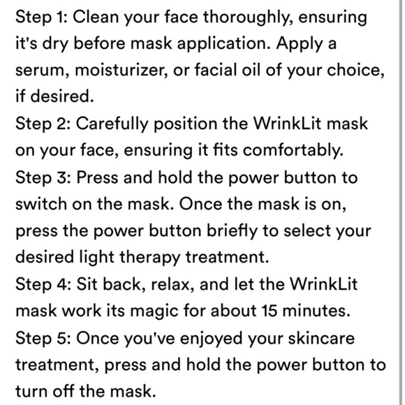 Skin Gym Wrinklit LED Mask - Picture 8 of 10